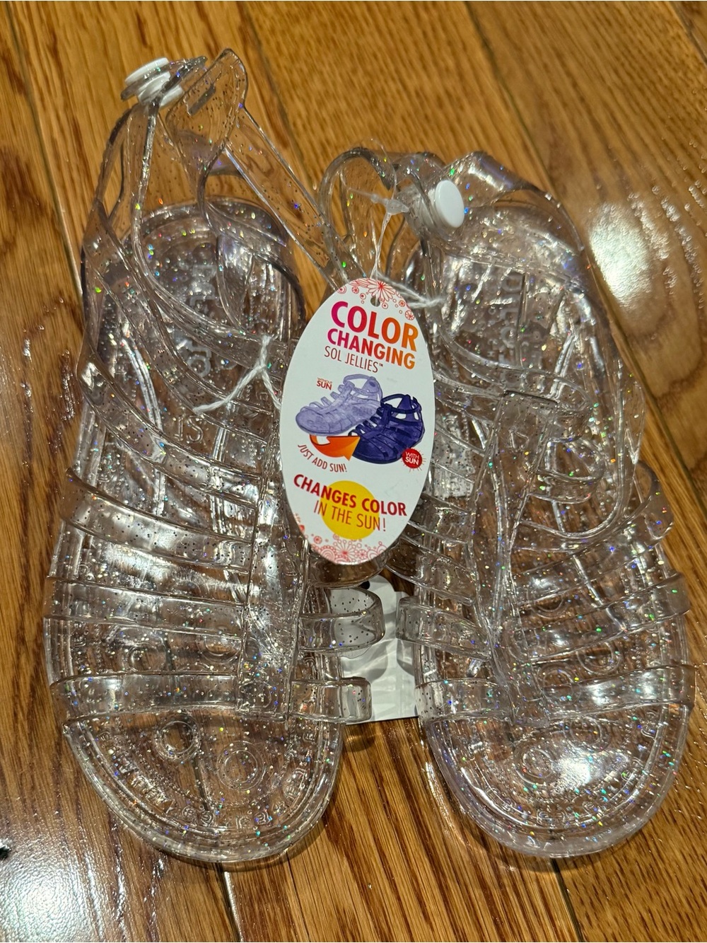 Toddler Girl Jellies BRAND NEW - Color Changing